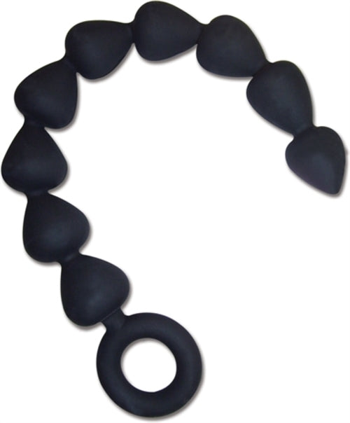 Perles Anales en Silicone – Noir