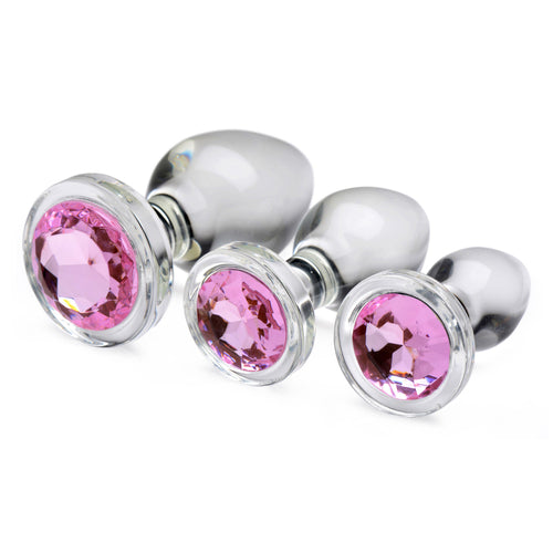 Ensemble de plugs en verre borosilicate lisse